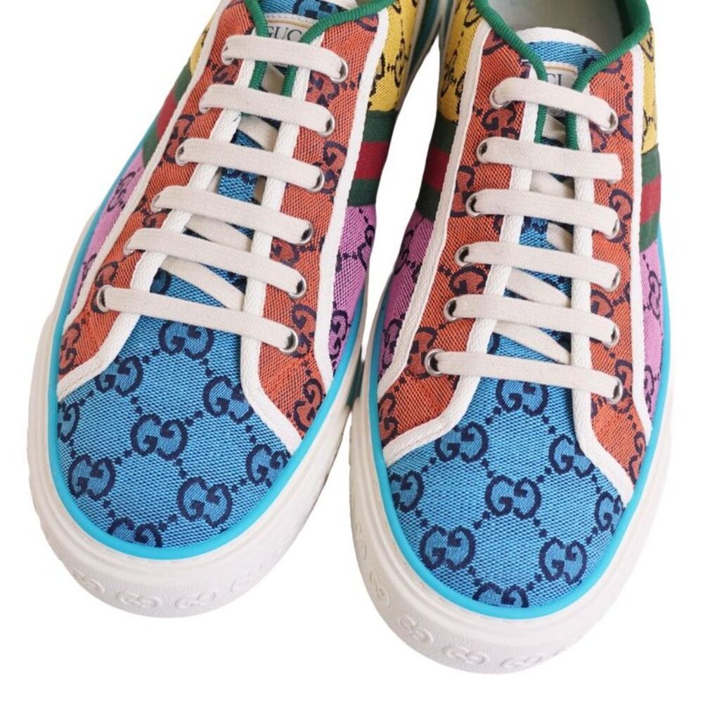 Gucci Tennis Sneakers Low Cut Cap Condition Description - Picture 3 of 9